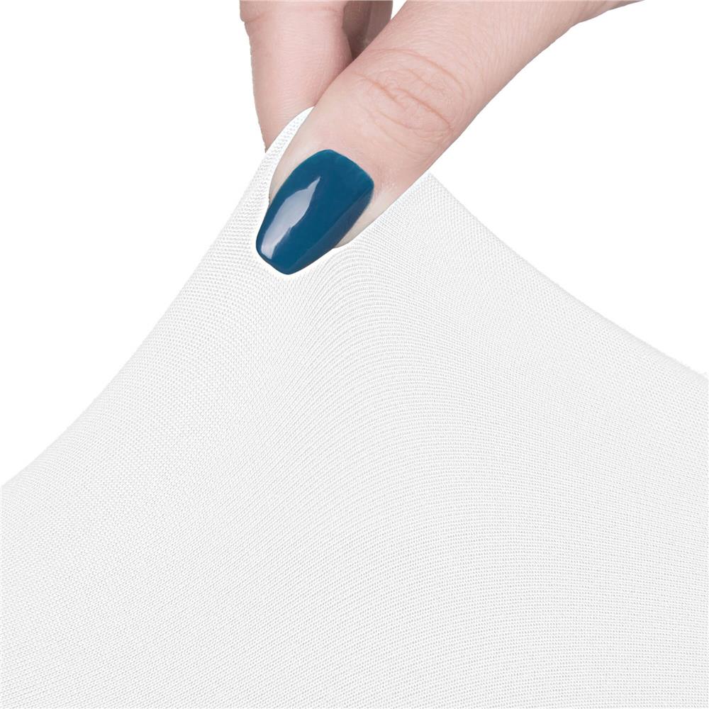 Set 4 huse elastice pentru scaune de evenimente, universale, albe