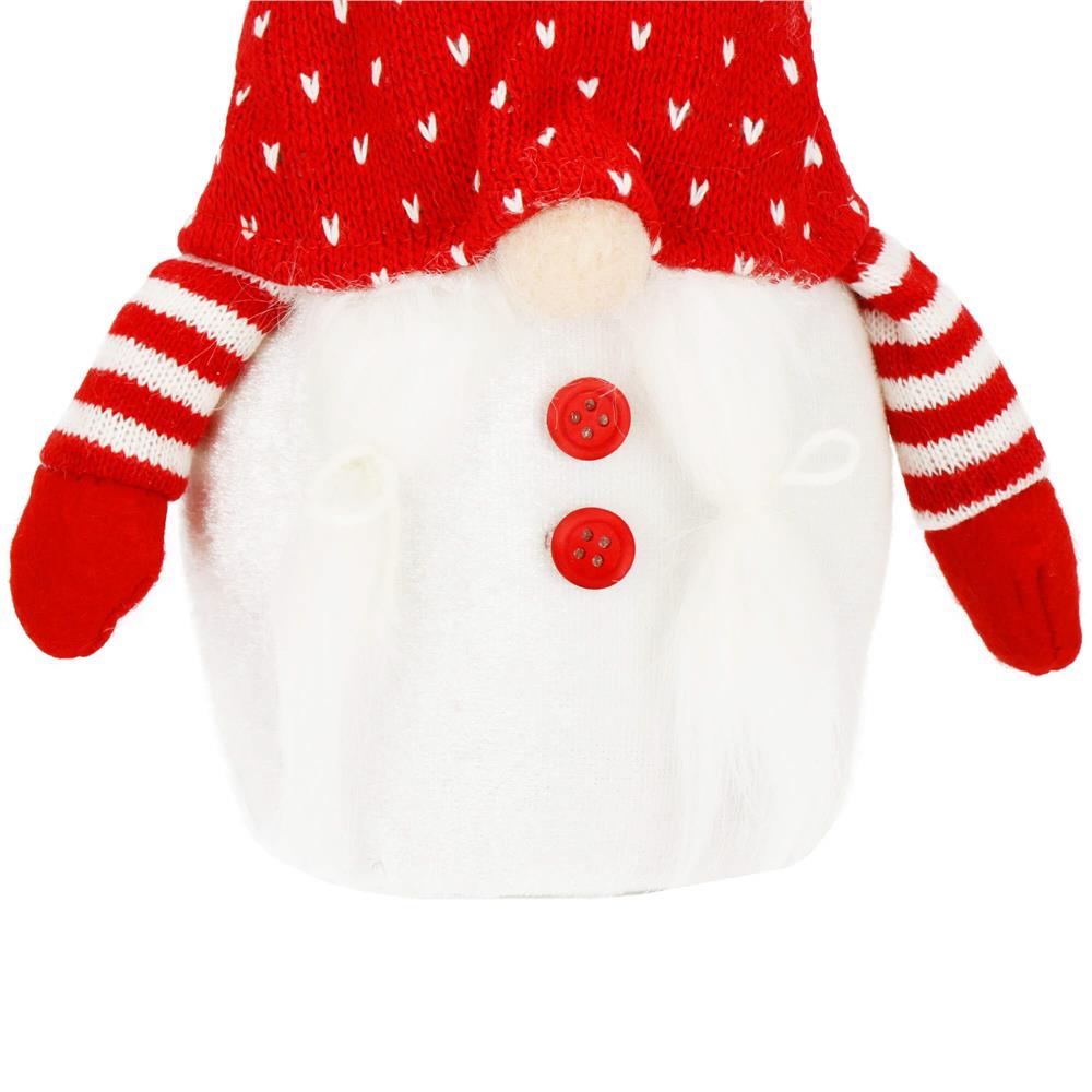 Figurina Craciun, Spiridus, cu iluminare LED, 33cm