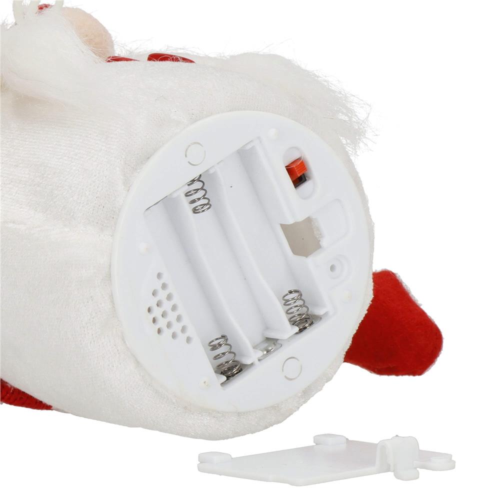 Figurina Craciun, Spiridus, cu iluminare LED, 33cm