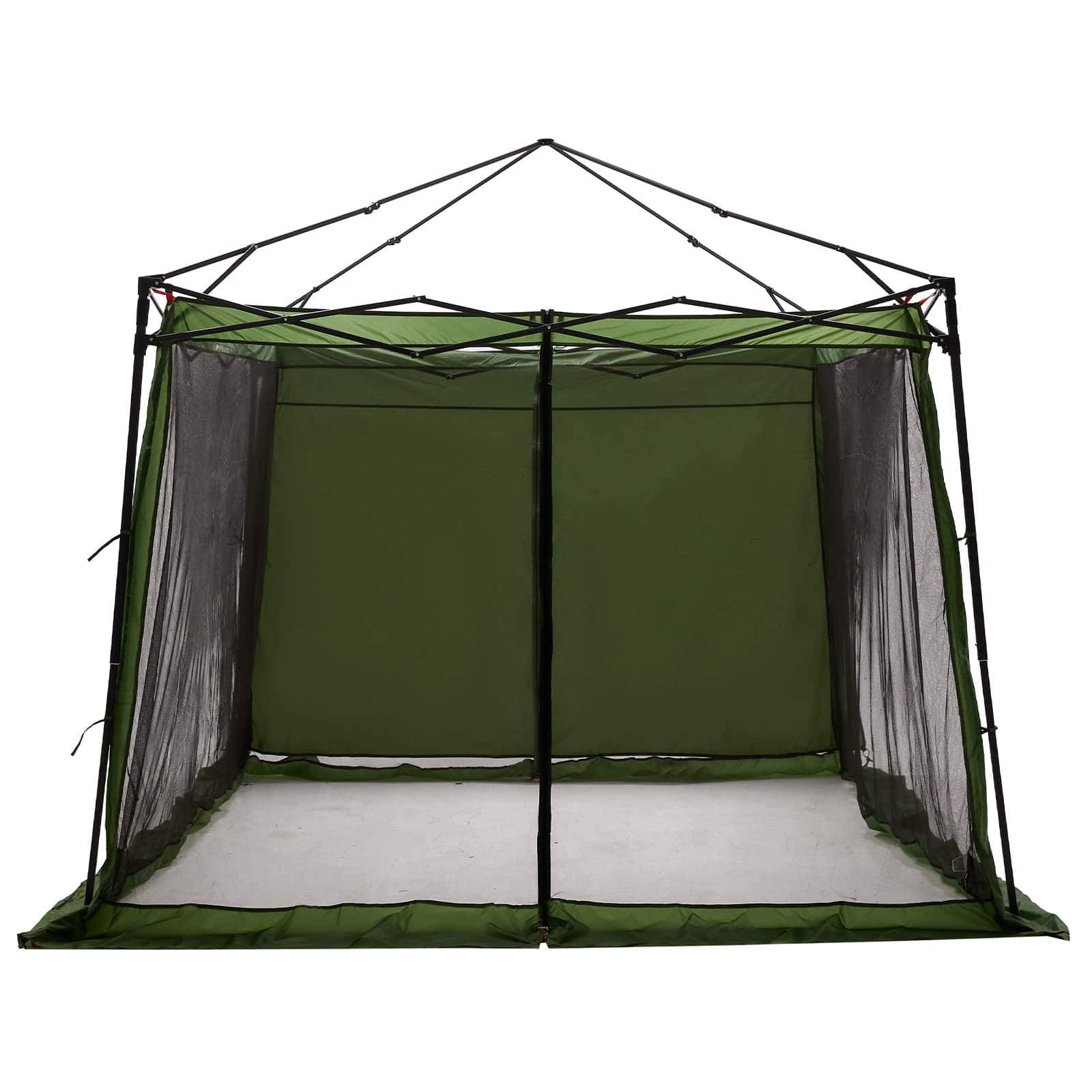 Set Cort pentru Camping 2 pcs Verde Tafetă și Material GartenMobel Dekor