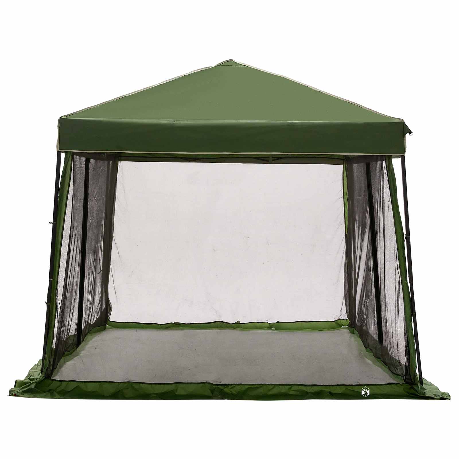 Set Cort pentru Camping 2 pcs Verde Tafetă și Material GartenMobel Dekor