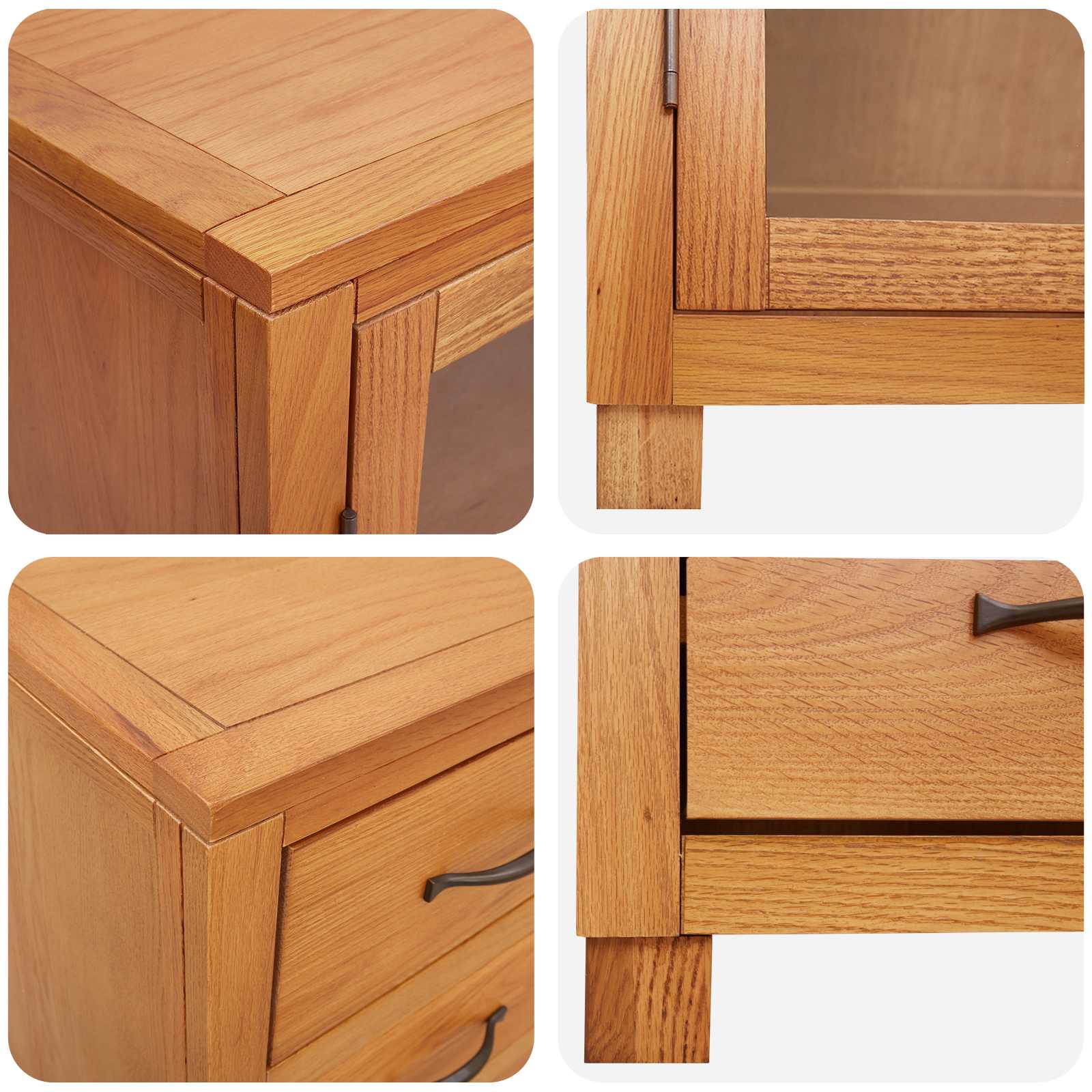 Set de Mobilier pentru Depozitare cu sertar Maro Lemn compozit GartenMobel Dekor