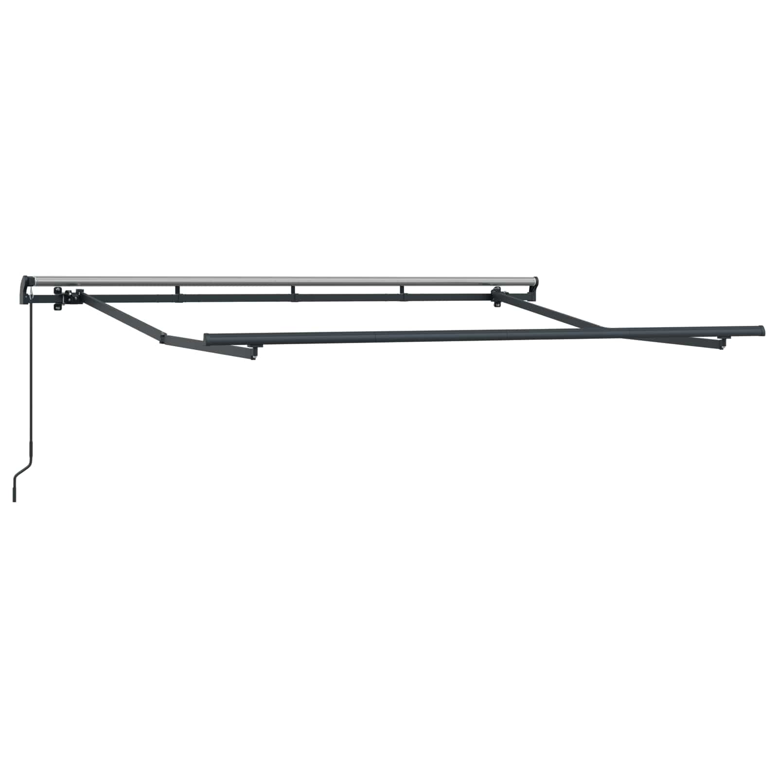 Cortina Retractabilă Crem 300 x 200 cm Poliester și Aluminiu GartenMobel Dekor