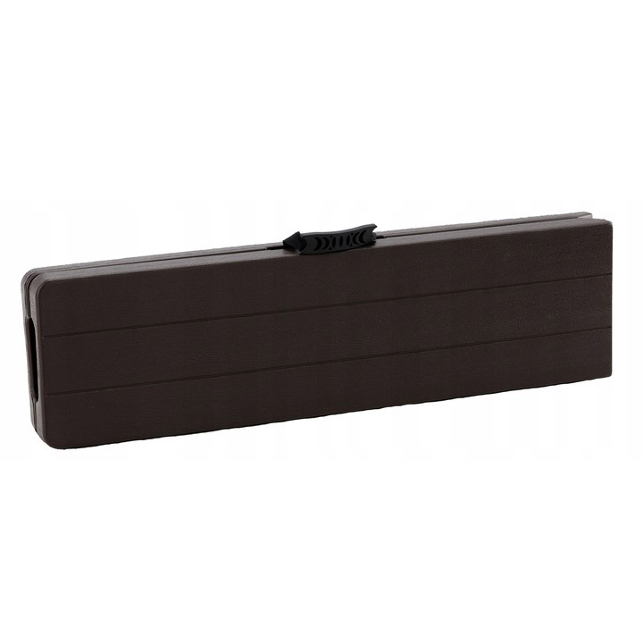 Banca pliabila pentru gradina si catering, HDPE, 180x25x43 cm, maro