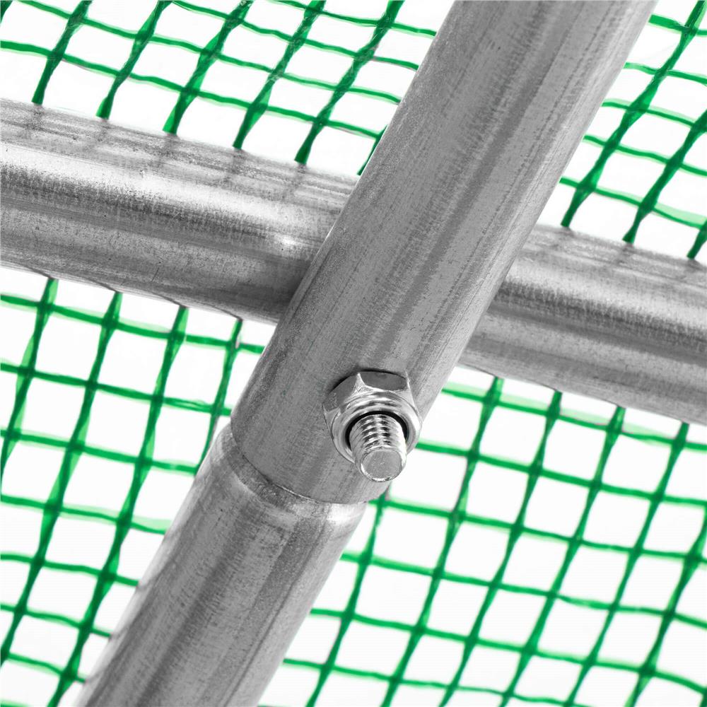 Sera de gradina tip tunel cu cadru metalic, 200x450 cm, 9 mp