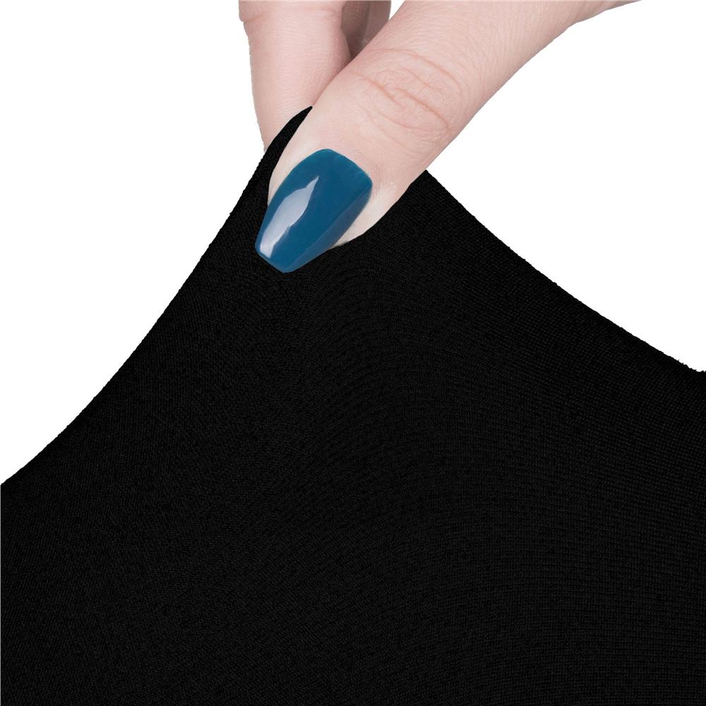 Husă elastică universală pentru scaune de evenimente, neagră, poliester și spandex