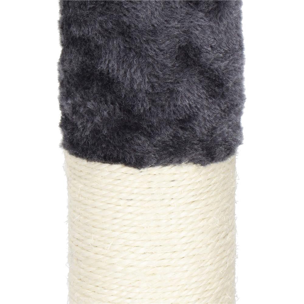 Ansamblu de joaca pentru pisici, reglabil pana la tavan, 240-265 cm, gri inchis