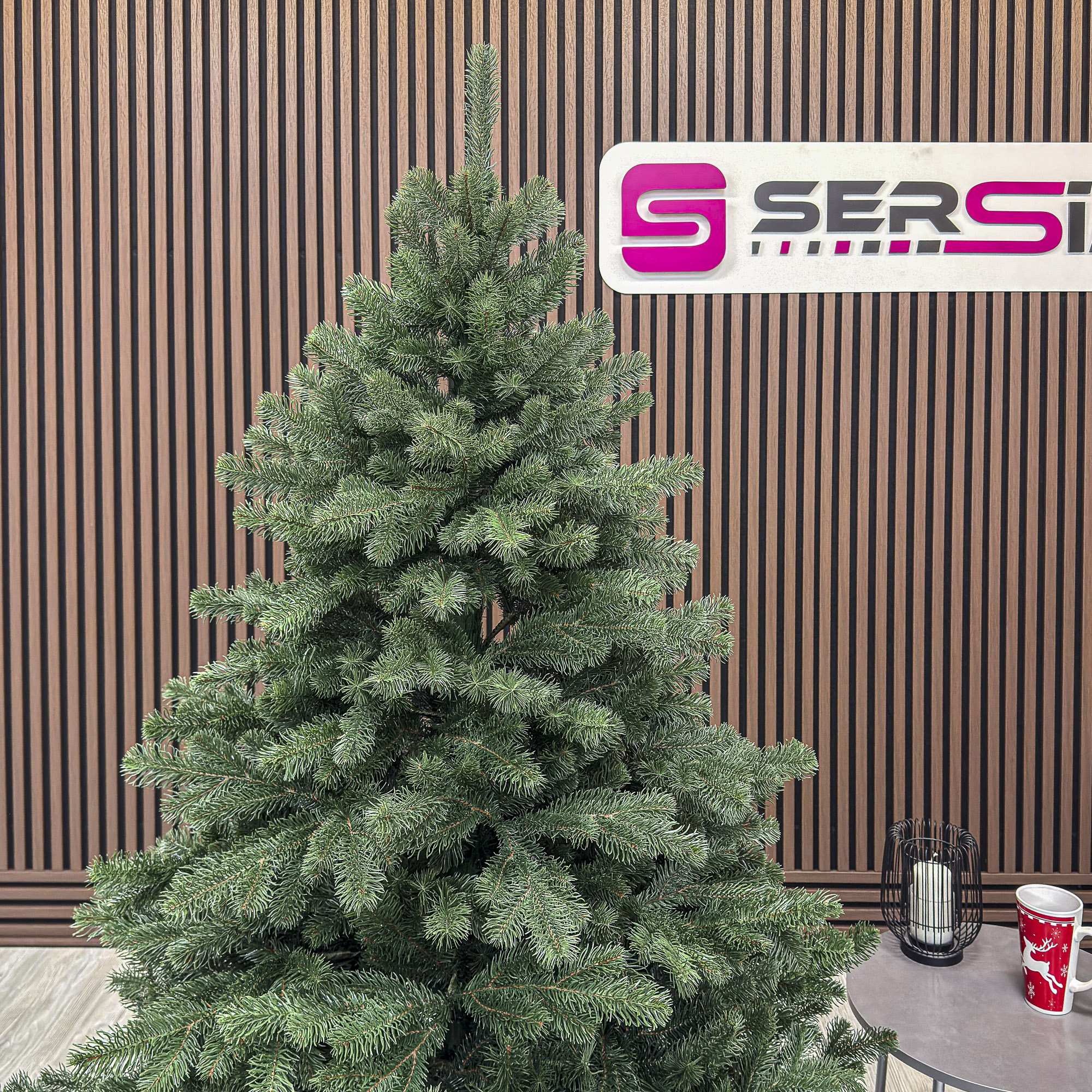 Brad artificial 3D Sersimo Kovalivka Select, 180 cm, suport metalic