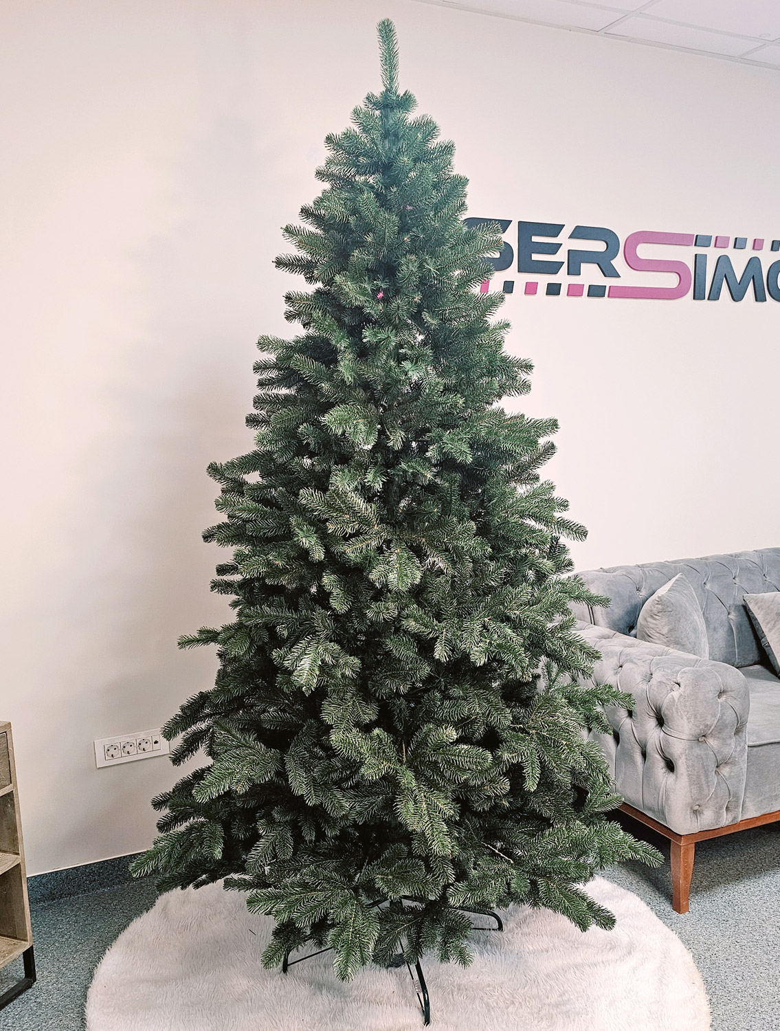 Brad artificial 3D Kovalivka Select Sersimo, 210 cm, suport metalic