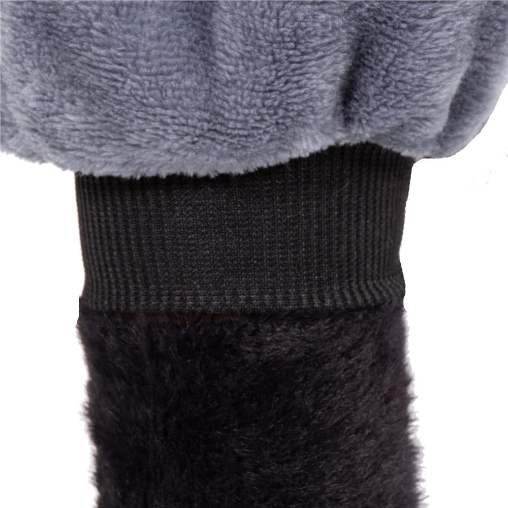 Pijama salopeta pufoasa pentru adulti, model Lemur, marimea S