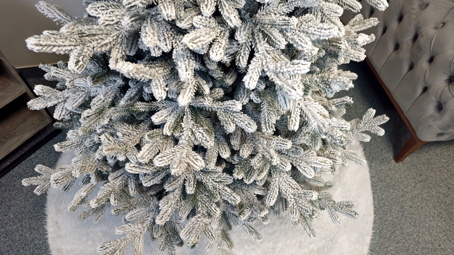 Brad artificial nins 3D Sersimo Viena Select, 180 cm, cu suport metalic