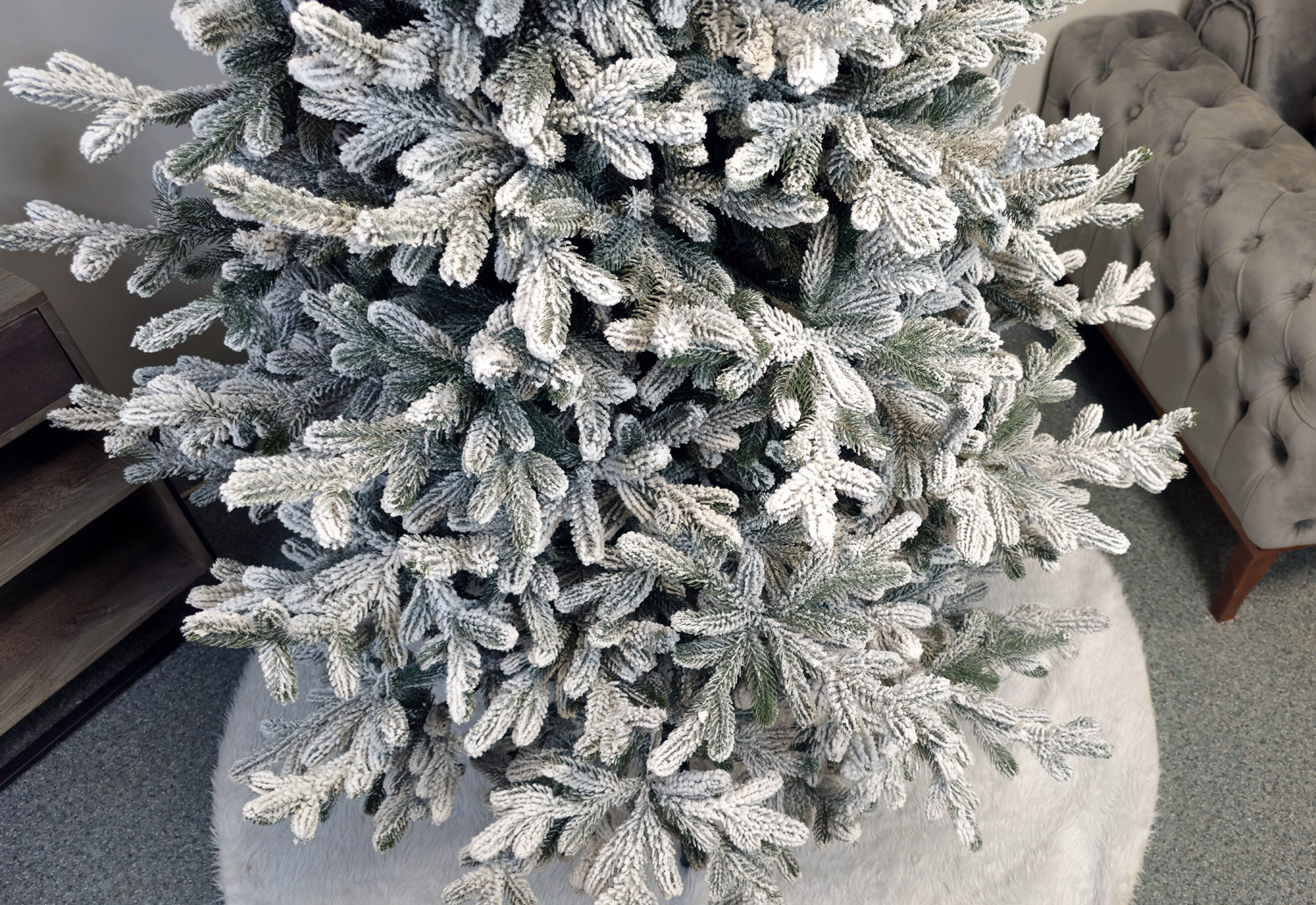 Brad artificial nins 3D Sersimo Viena Select, 210 cm, suport metalic