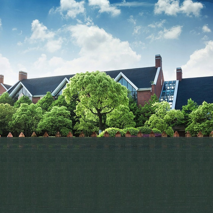 Plasa de umbrire si intimitate pentru gard 1,5 x 50 m, 185 g/mp, verde