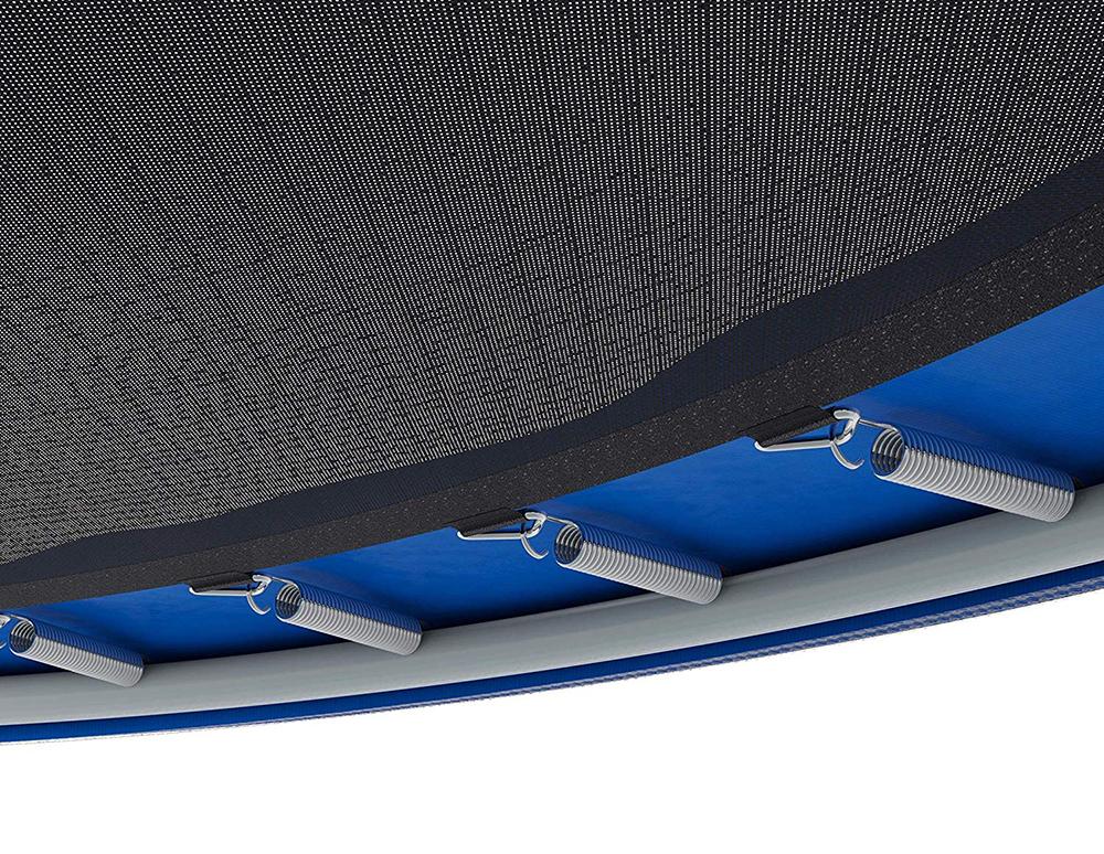 Trambulină de grădină Caruzzo 305 cm, cu scară și plasă de protecție, 150 kg