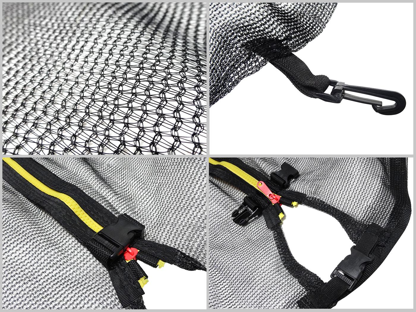 Trambulină de grădină Caruzzo 305 cm, cu scară și plasă de protecție, 150 kg