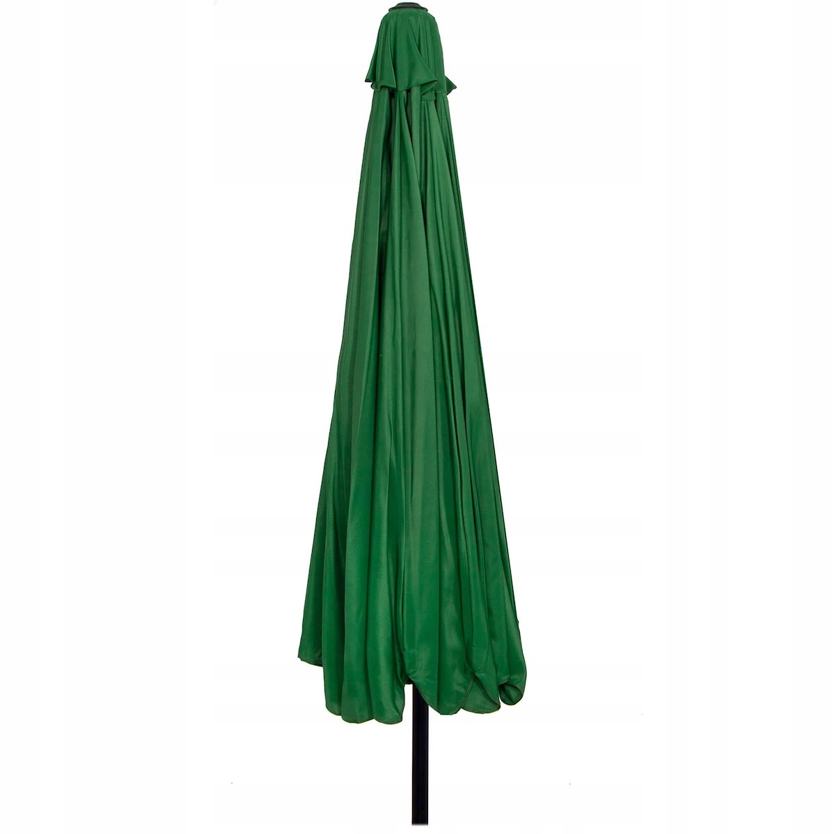 Umbrelă de grădină și terasă 400 cm verde, cu manivelă și ventilare