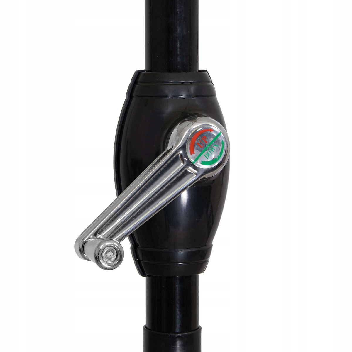 Umbrelă de grădină și terasă 400 cm verde, cu manivelă și ventilare