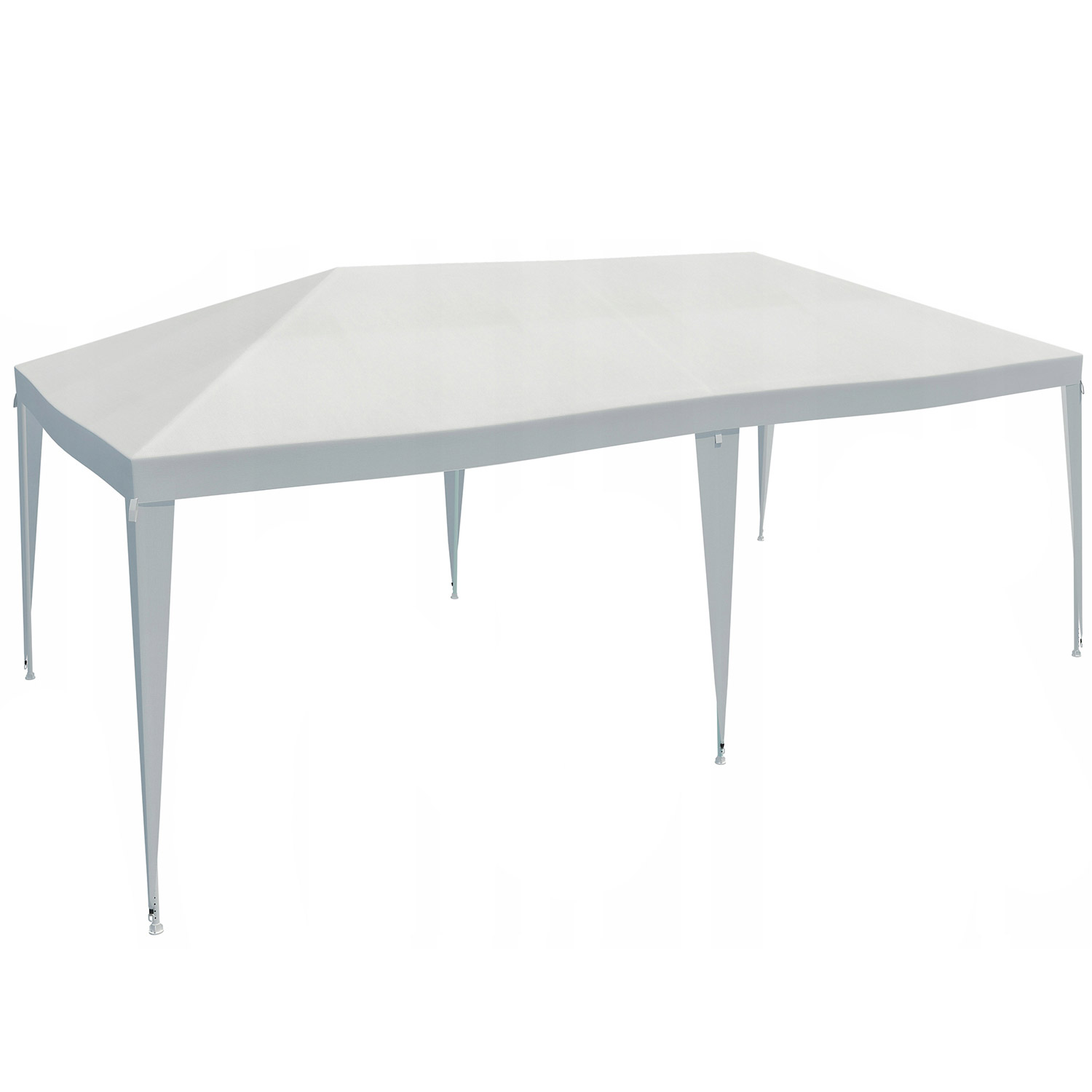 Cort pavilion de grădină 3x6 m, impermeabil, cu protecție UV, alb