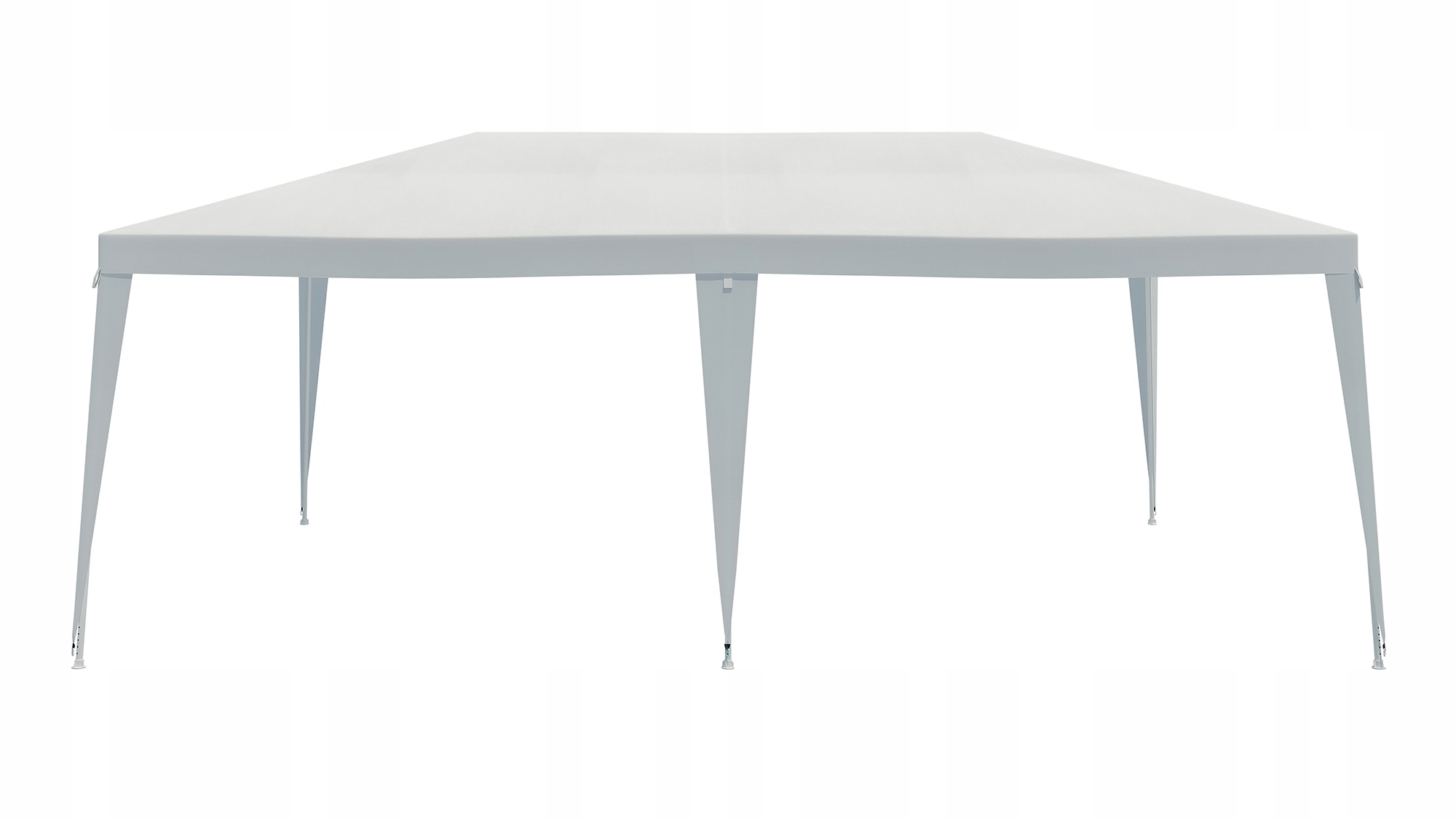 Cort pavilion de grădină 3x6 m, impermeabil, cu protecție UV, alb