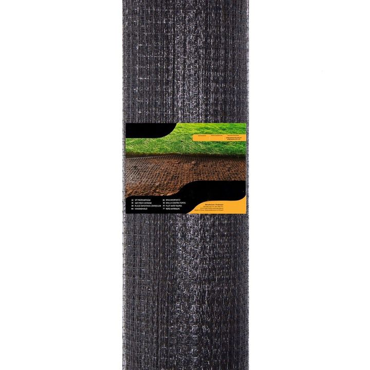 Plasa anti cartite si daunatori pentru gradina 1x100 m, 30 g/mp, neagra