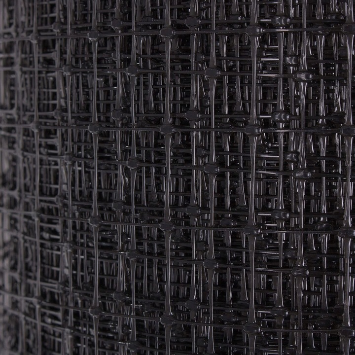 Plasa anti cartite si daunatori pentru gradina 1x25 m, 30 g/mp, neagra