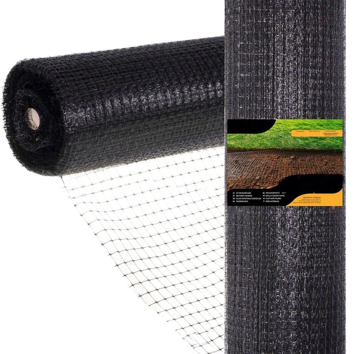 Plasa anti cartite si daunatori pentru gradina, 2x100 m, 30 g/mp, neagra