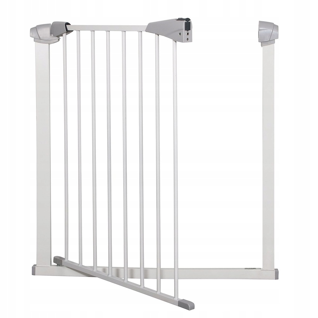 Poarta de siguranta pentru scari Safety Gate, 104-113 cm, otel, alba
