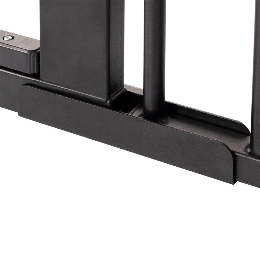 Poarta de siguranta pentru scari si usi, ajustabila 89-96 cm, otel negru