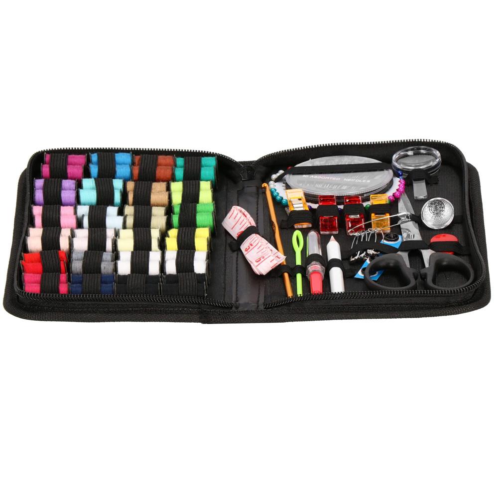 Set de cusut 172 piese cu geantă de depozitare compactă