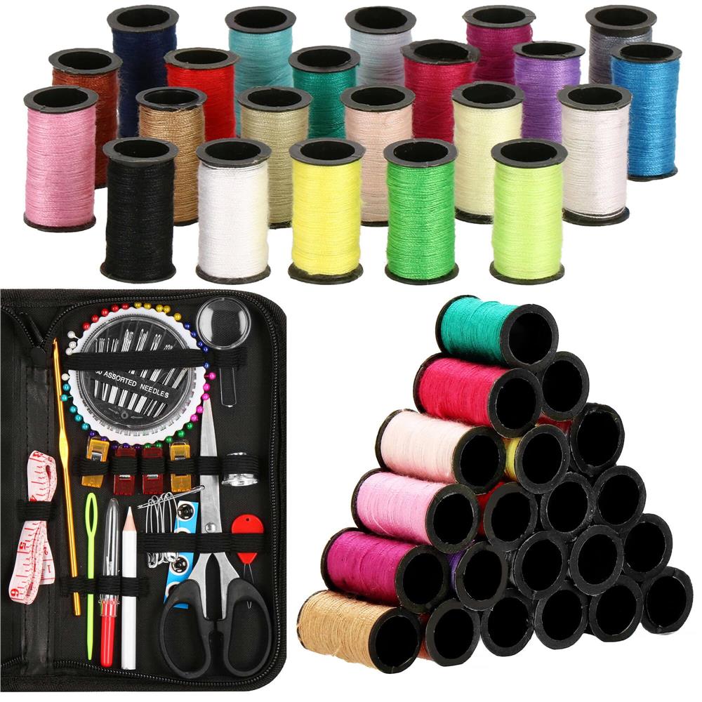 Set de cusut 172 piese cu geantă de depozitare compactă