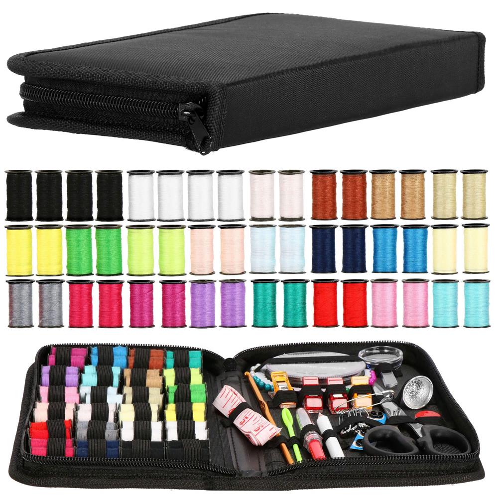 Set de cusut 172 piese cu geantă de depozitare compactă