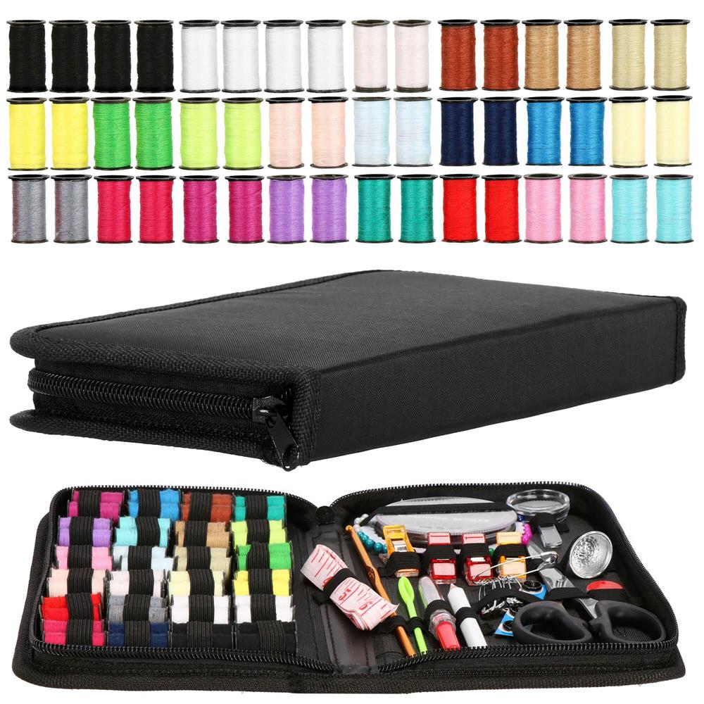 Set de cusut 172 piese cu geantă de depozitare compactă