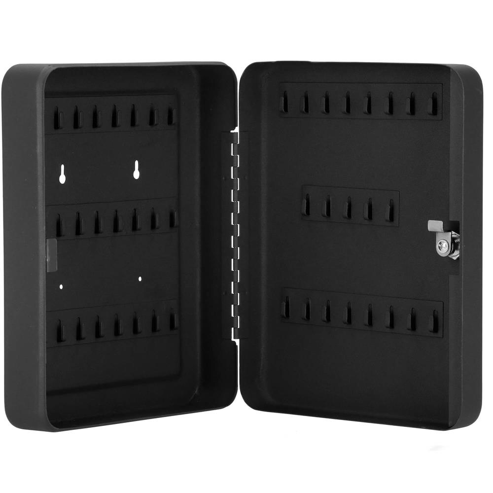 Cutie metalica pentru 48 chei cu inchidere, brelocuri si montaj pe perete