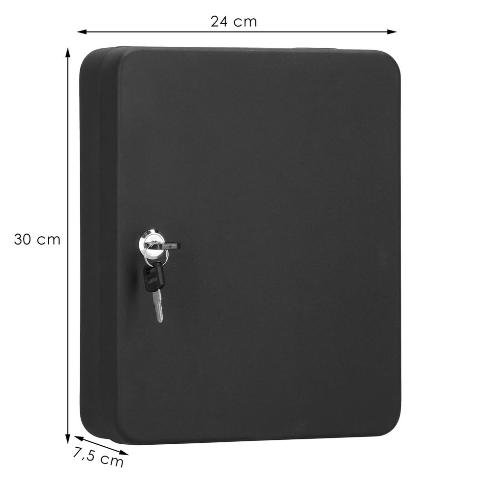 Cutie metalica pentru 48 chei cu inchidere, brelocuri si montaj pe perete