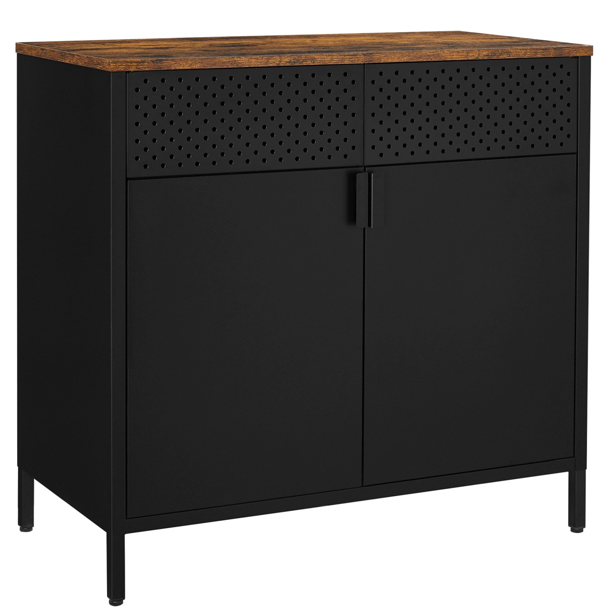 Dulap metalic SONGMICS cu 2 uși și raft reglabil, 80x40x76 cm