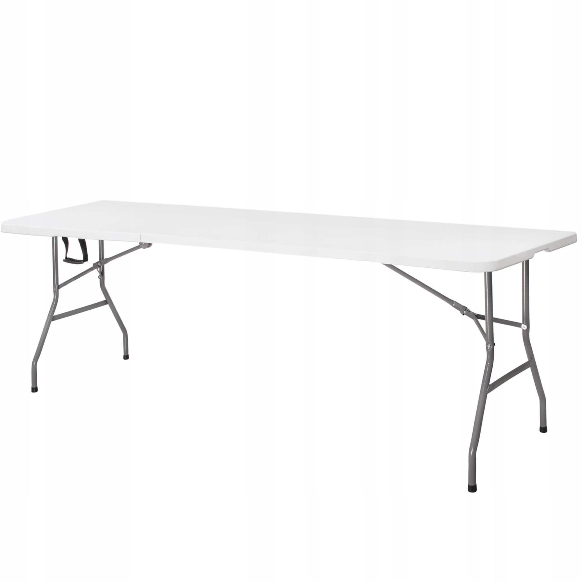 Masa pliabila dreptunghiulara multifunctionala 240x75x74 cm, alba