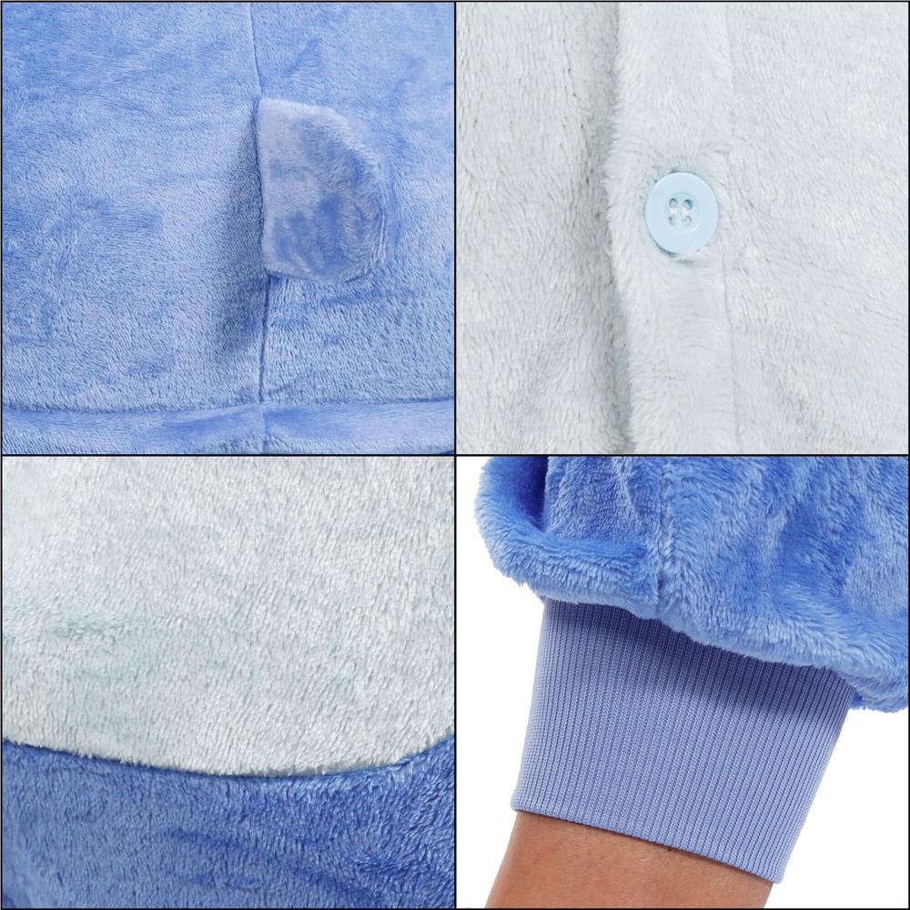 Pijama salopetă pufoasă pentru copii Stitch, 130-140 cm