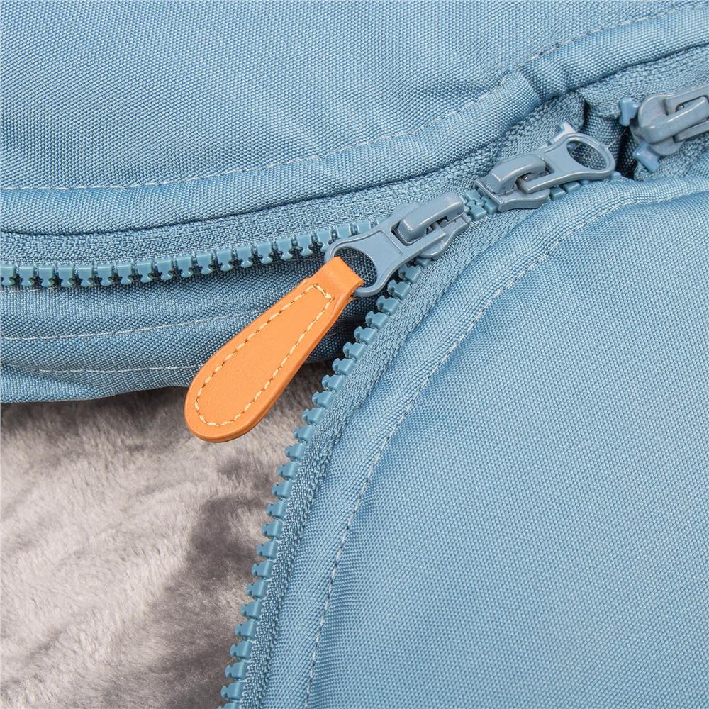 Sac de iarna pentru bebelusi, universal, impermeabil, 90x45 cm, albastru