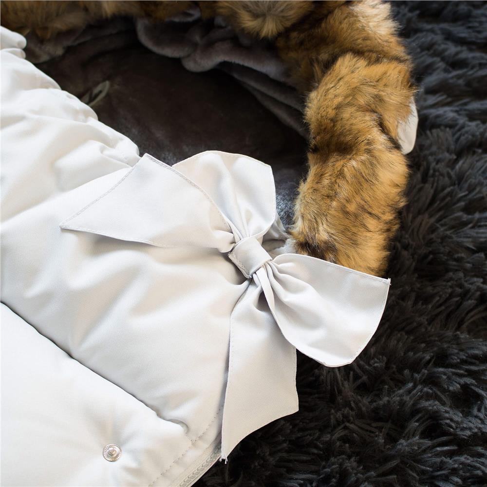 Sac de iarna universal pentru bebelusi, carucior si landou, 90x45 cm, gri