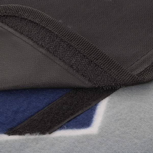 Pătură pentru picnic sau plajă cu folie izolatoare și mâner, 180x220 cm, albastru-verde