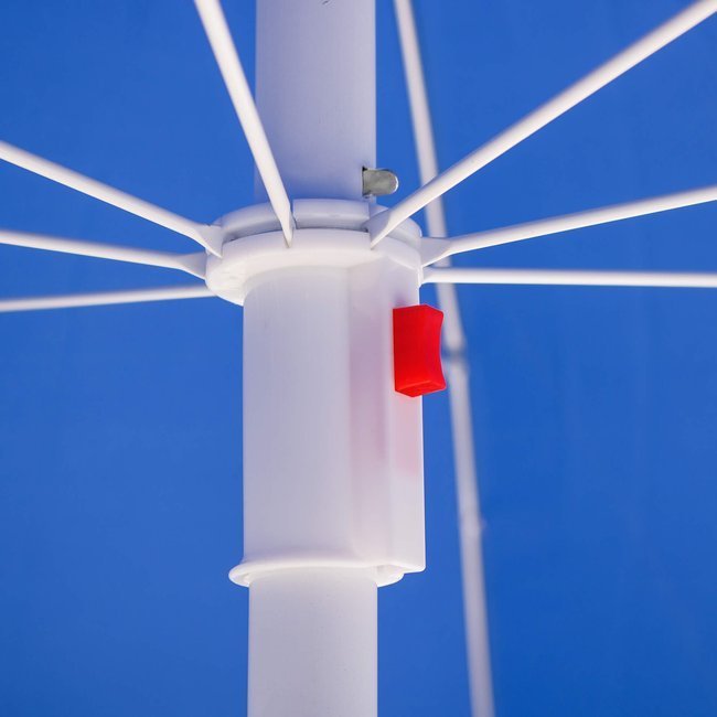 Umbrela de plaja pliabila Sersimo BU003, 240 cm, reglabila, albastra