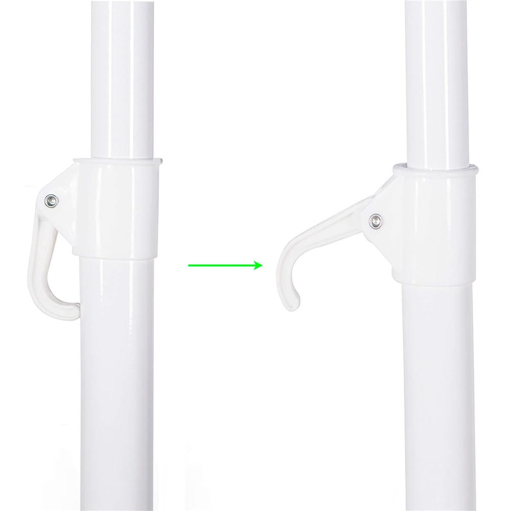 Umbrela de plaja pliabila Sersimo 180 cm, reglabila, bleumarin