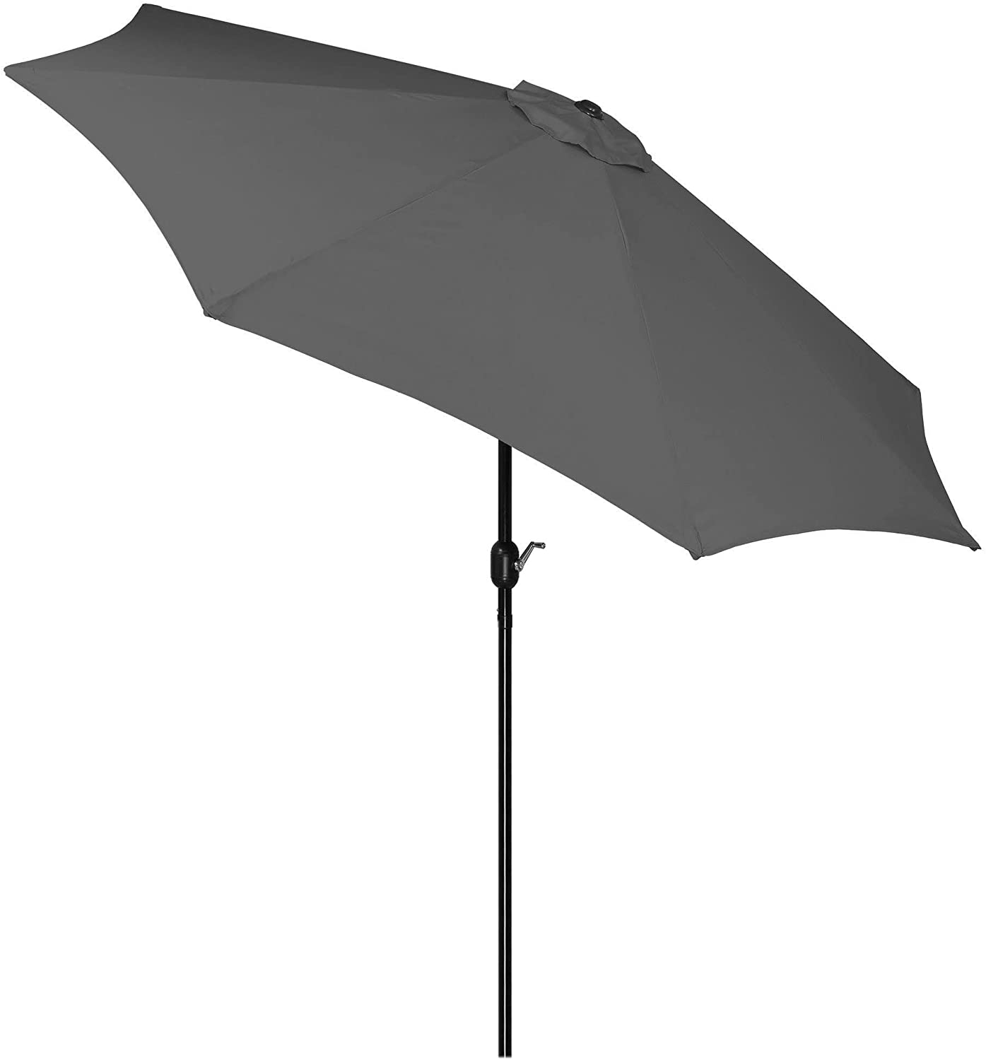 Umbrela terasa gradina, cu manivela si inclinare, GU200, diametru 300cm, gri antracit