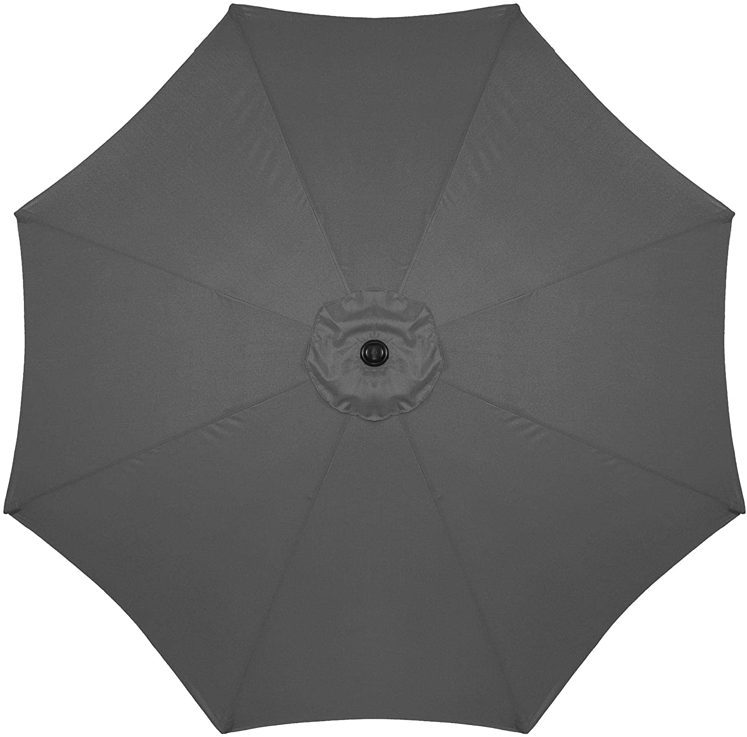 Umbrela terasa gradina, cu manivela si inclinare, GU200, diametru 300cm, gri antracit