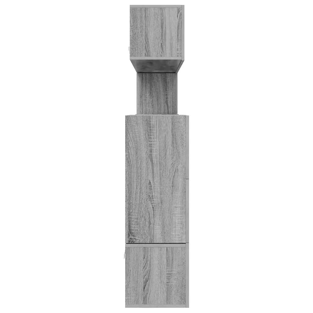 Set dulapuri TV, 10 piese, gri sonoma, lemn compozit GartenMobel Dekor