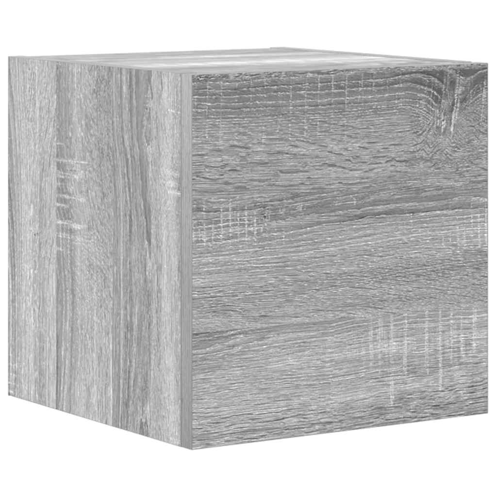 Set dulapuri TV, 10 piese, gri sonoma, lemn compozit GartenMobel Dekor