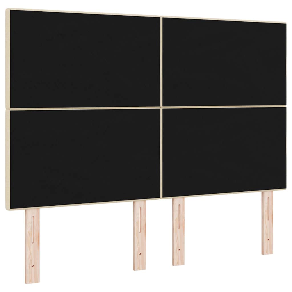 Cap de pat cu înălțime ajustabilă Crem 160 cm țesătură GartenMobel Dekor