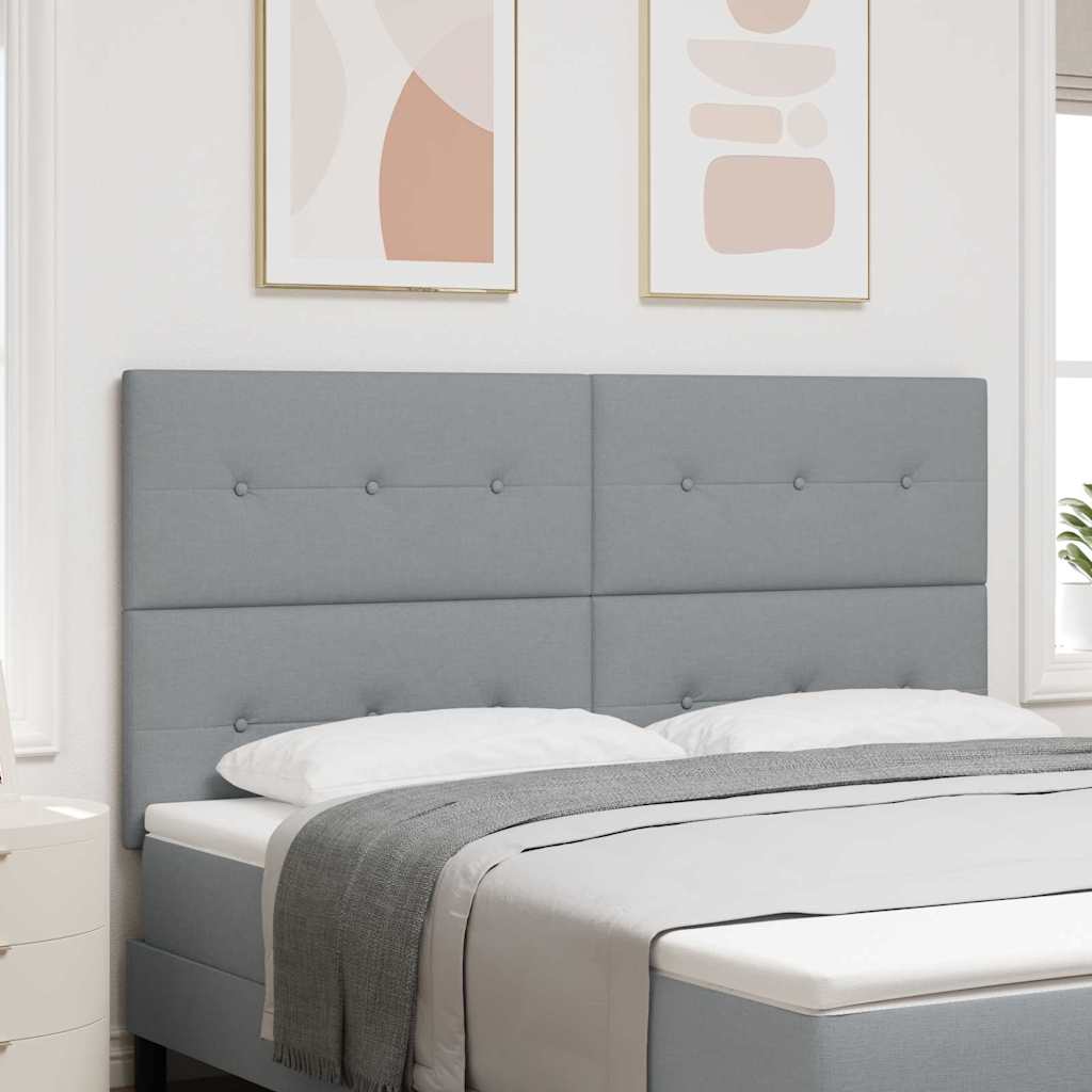 Cap de pat cu înălțime ajustabilă Gri deschis 180 cm țesătură GartenMobel Dekor