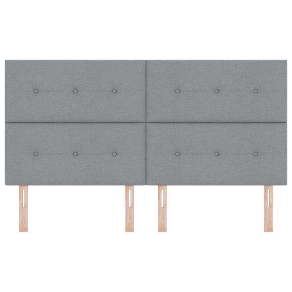 Cap de pat cu înălțime ajustabilă Gri deschis 180 cm țesătură GartenMobel Dekor