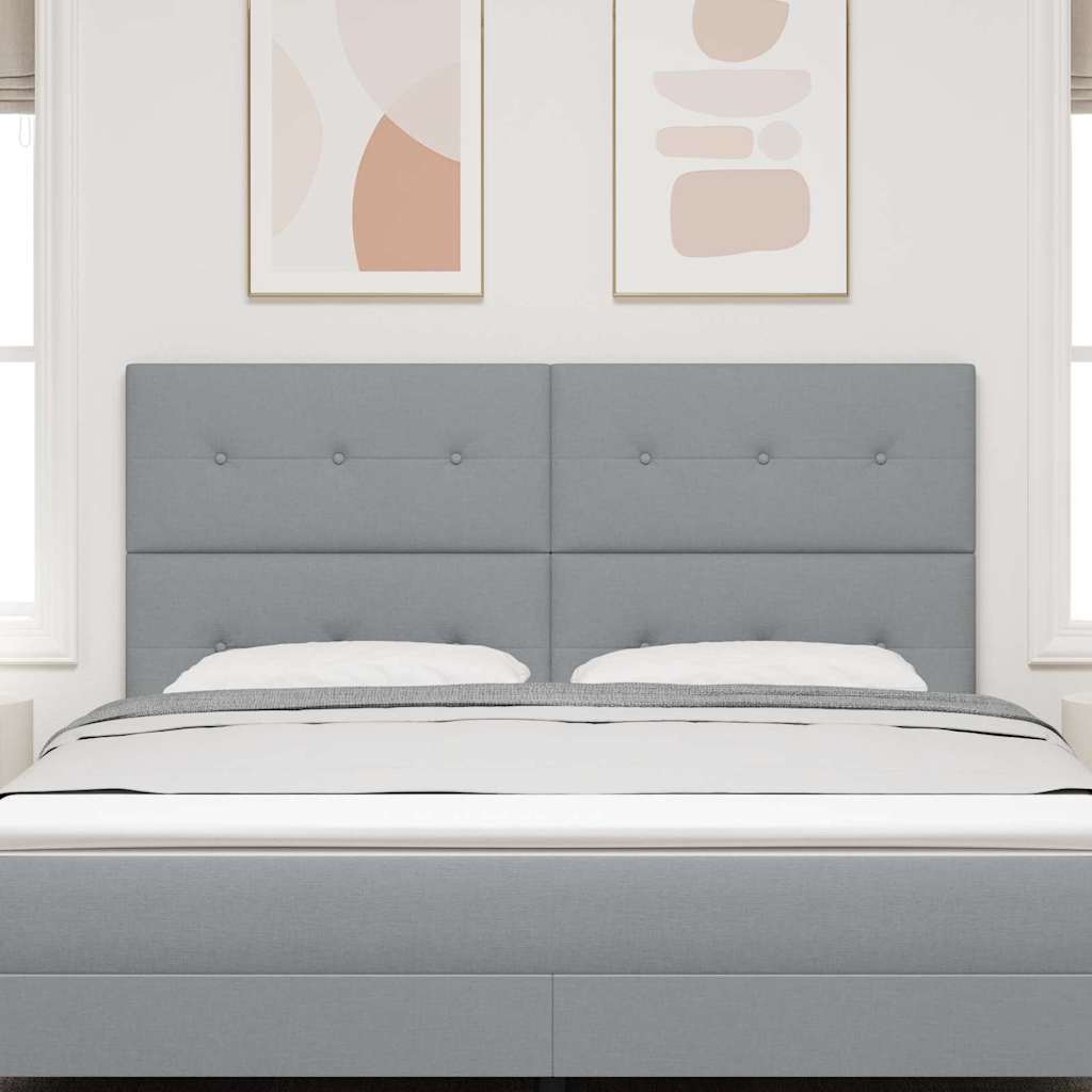 Cap de pat cu înălțime ajustabilă Gri deschis 180 cm țesătură GartenMobel Dekor